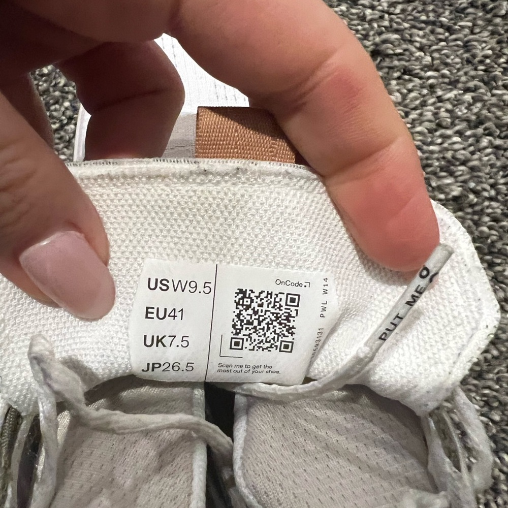 On Running Cloudtech Running Shoes — White with Peach Accents - Picture 3 of 5